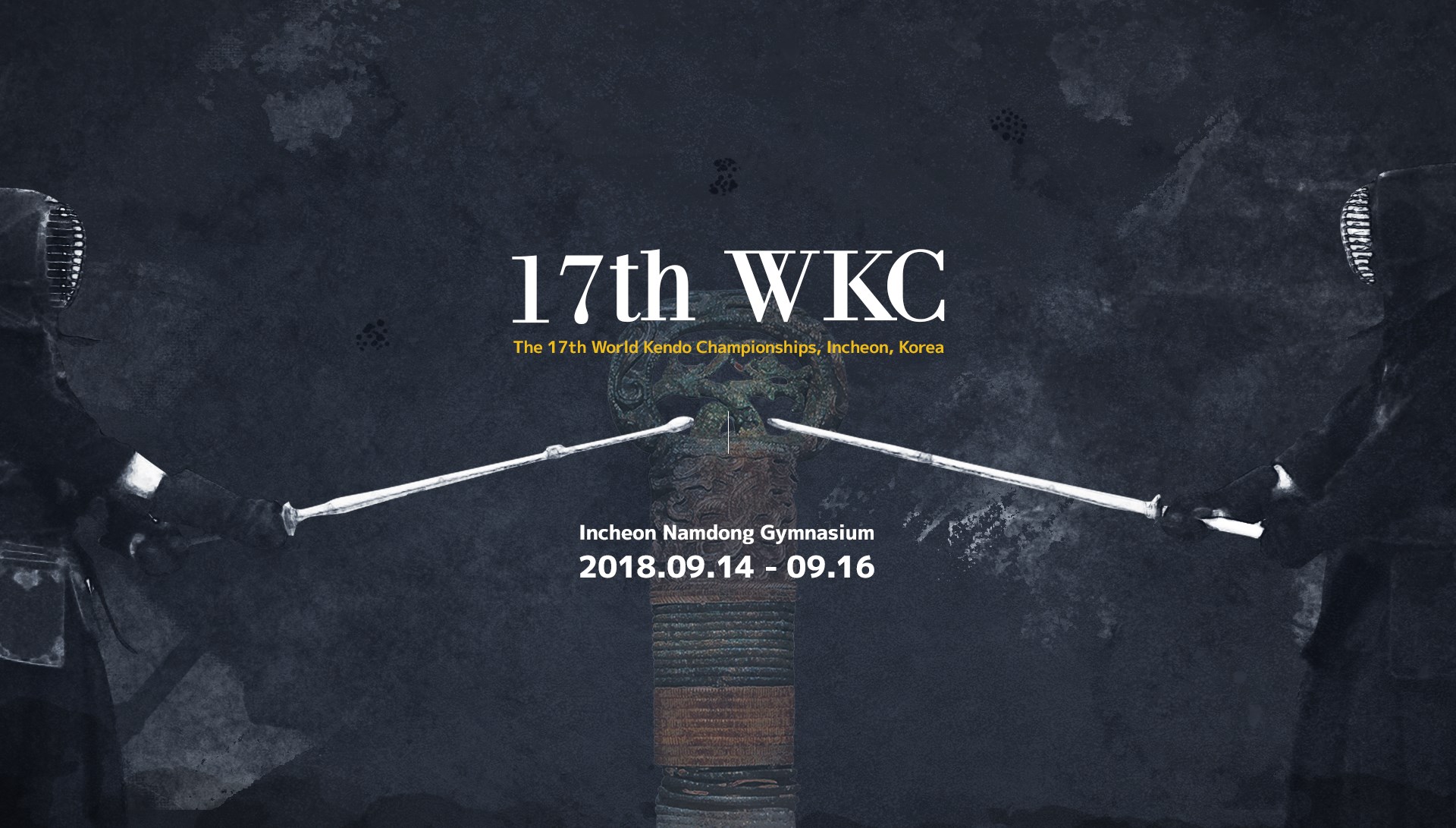 Imagem oficial dos 17 WKC em Incheon, Coreia do Sul